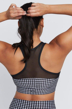 
                  
                    Wear It To Heart Jia Bra - Black/White Houndstooth - WITH Bra Tops
                  
                