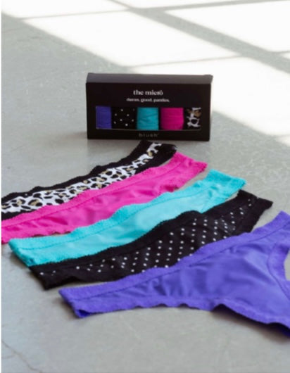 Blush Lingerie MICRO Multi 5-Pack - THONG GIFT SET