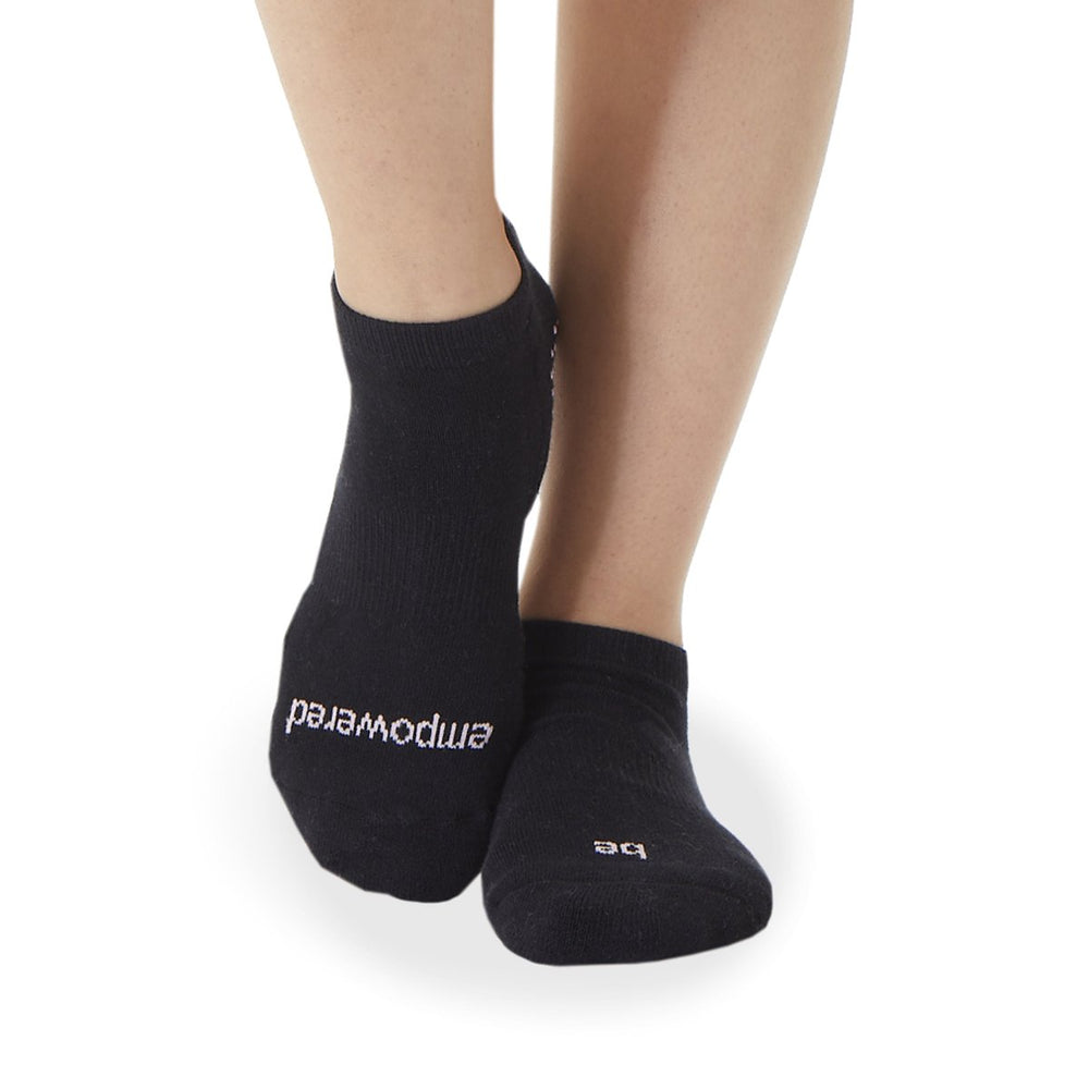 
                  
                    Sticky Be Socks BE EMPOWERED Grip Socks - Black - Sticky Be Socks Socks
                  
                