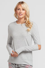 CHICHI Active Cassidy Ribbed Top - Heather Grey - CHICHI Active Sale