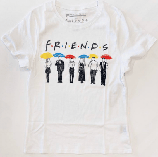 Prince Peter Collection Friends Umbrella Tee - White