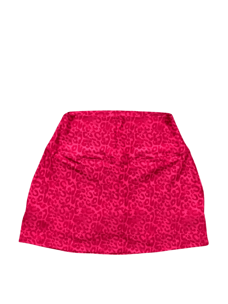 
                  
                    Wear It To Heart Neon Pink Cheetah High Waist Skort - WITH Skorts
                  
                