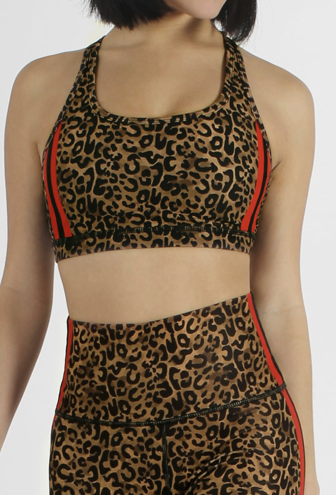 
                  
                    Wear It To Heart Natural Cheetah Strappy Bra - WITH Bra Tops
                  
                