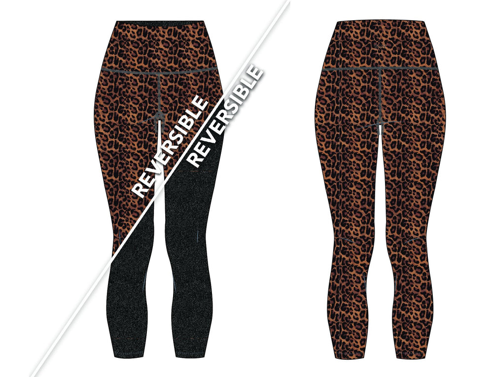 
                  
                    Wear It To Heart Real Cheetah Reversible Legging - WITH Leggings
                  
                
