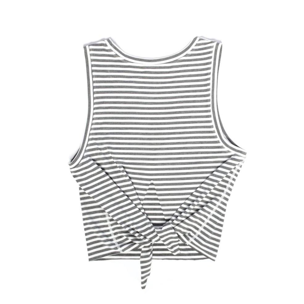 
                  
                    Chill By Will Zeal Striped Split Back Tank - Grey/White Stripe - Chill by Will Clearance
                  
                